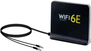 Tri-Band WiFi Antenna with 12dBi Gain and TS9 Connector  Signal Booster for 2.4GHz, 5GHz, and 5.8GHz  1.8m (6ft) Extension Cable with Magnetic Base  Compatible with Nighthawk M6 and Other Routers