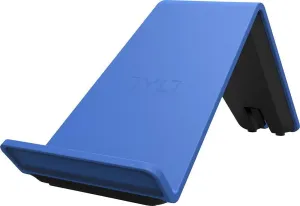 TYLT VU Qi Wireless Phone Charging Pad (Blue, 3 Coil) Tilted Stand & Fast Battery Charger Station for Compatible iPhone, Samsung, Google, Android & Qi-Enabled Cell Phones