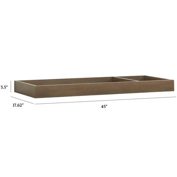 Universal Wide Removable Changing Tray - Derby Brown