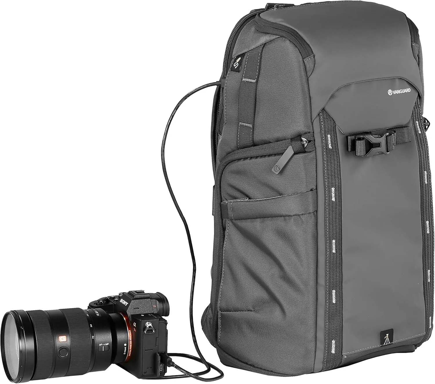 VANGUARD VEO Adaptor S41 Side Opening Camera Backpack, Black