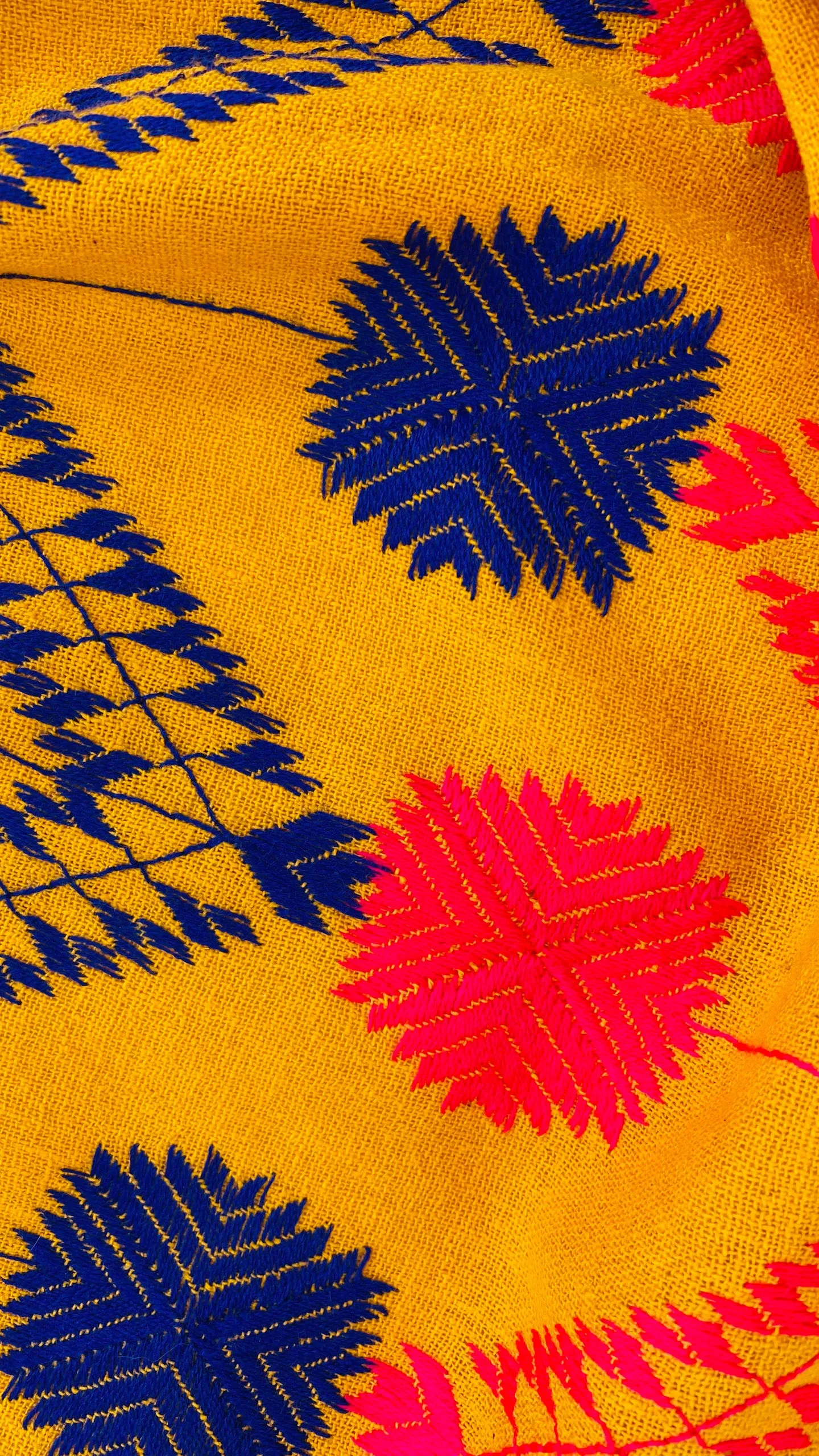 Vintage Indian Embroidered Shawl & Throw.  0130