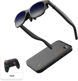 VITURE Pro Dock Pack Pro XR Glasses & Pro Mobile Dock, Co-op Stream & Play, 2D/3D Content Support, Compatible with Switch, Handhelds, Fire TV, Neckband, Mobile Devices, & All HDMI/USB-C Inputs