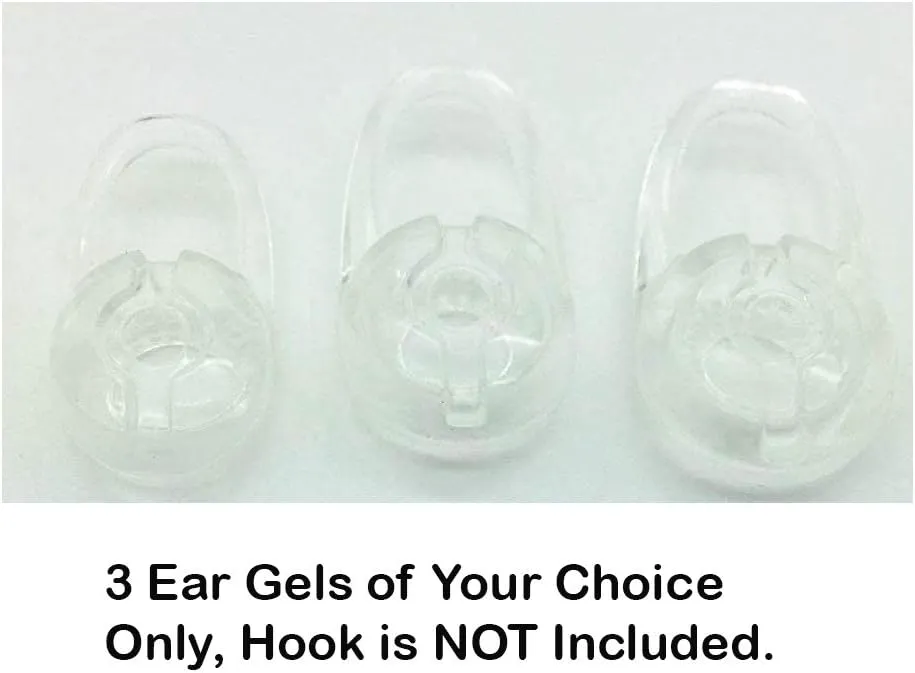 Voyager 3200 Ear Tips by AvimaBasics | Replacement Earbuds Gels for Plantronics Voyager 3200 3240 Edge M70 M90 M95 M100 M155 M165 Discovery 925 975 Explorer 80 110 120 500 Bluetooth Headsets