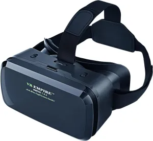 VR Headsets for Phone Cell Phone Virtual Reality headsets 3D Glasses Helmets VR Goggles for TV Movies Video Games Compatible to iOS Android Support 4.7 to 7.3 Mobile Screen (B95)