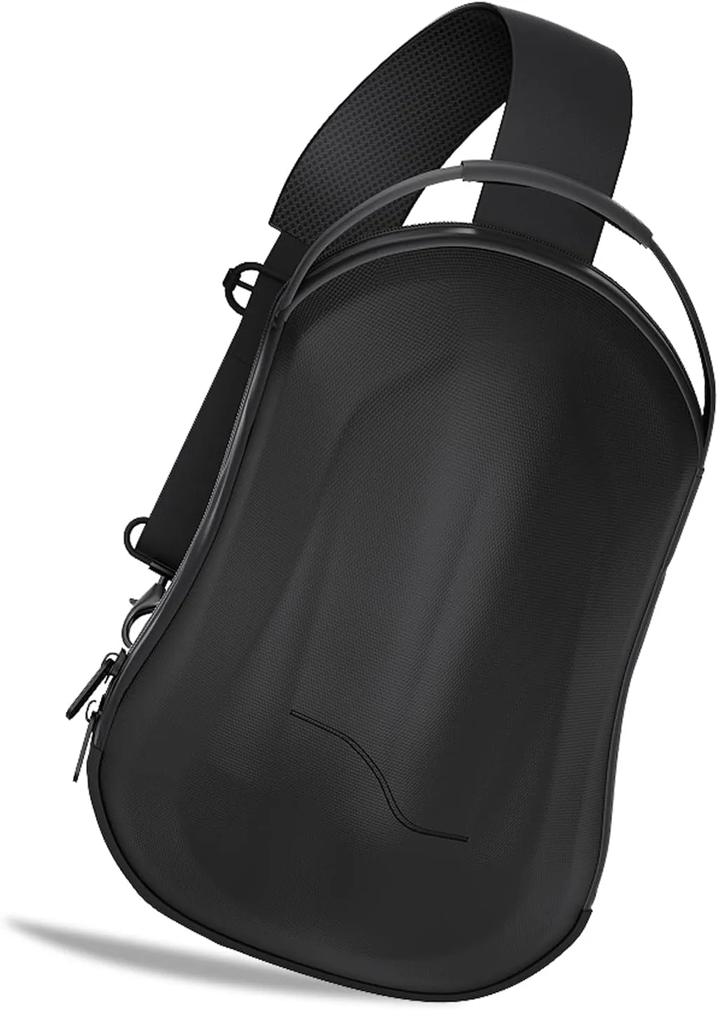 Waterproof Glasses Carrying Case Protective Travel Bag with Shoulder Straps for 4 Accessory Storage