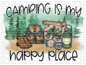 Waterslide, Sublimation Transfers - Camping