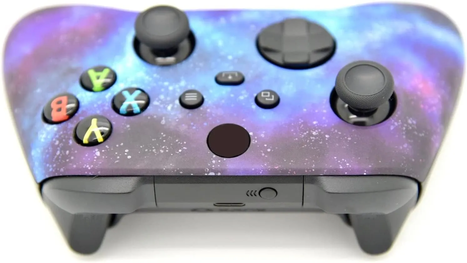 Wireless Custom Controller Compatible with PC, Windows 10 , Series X/S & One (Series X/S Blue Galaxy)