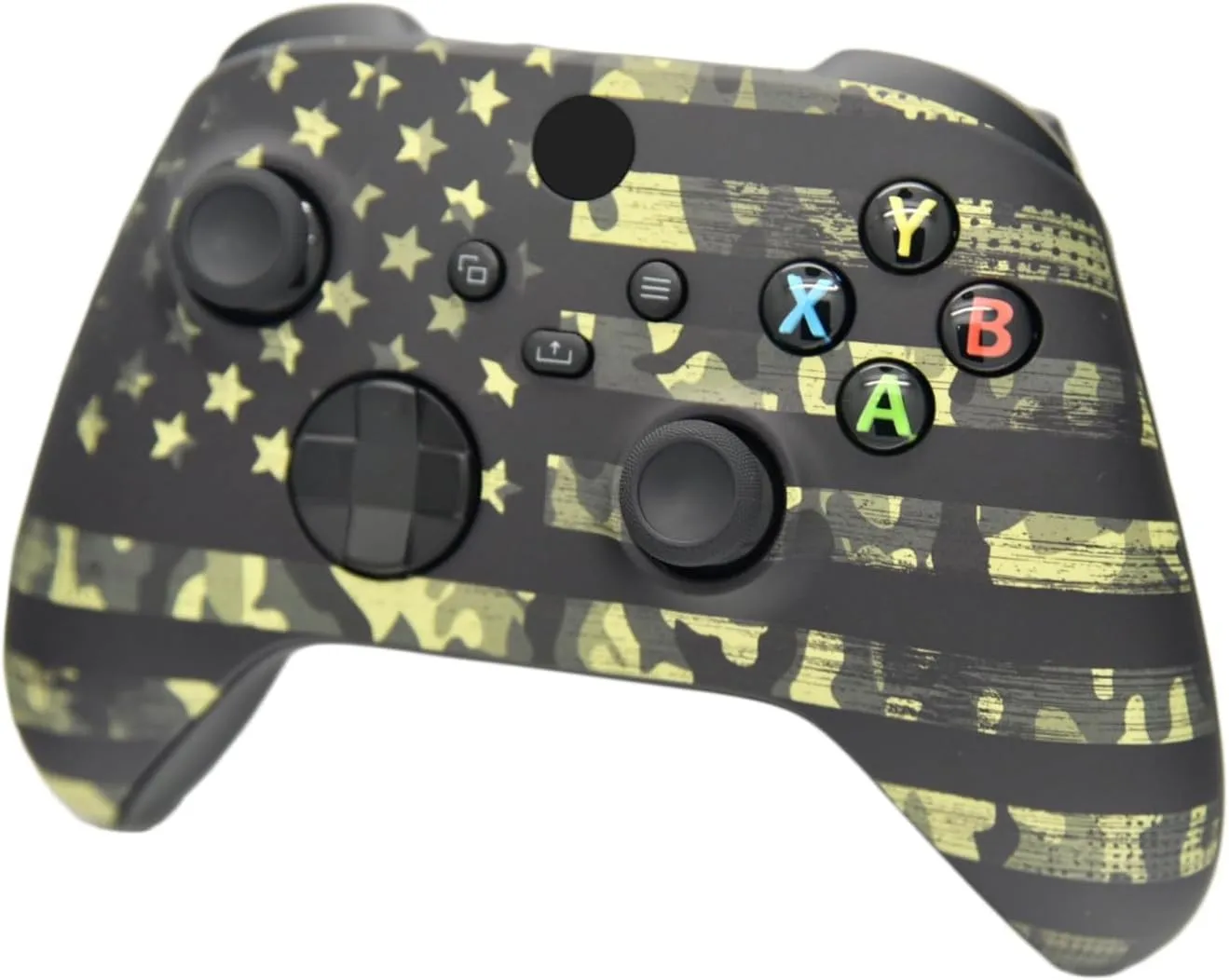 Wireless Custom Controller Compatible with PC, Windows 10 , Series X/S & One (Series X/S Camo Flag)