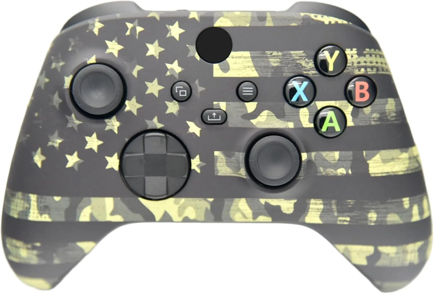 Wireless Custom Controller Compatible with PC, Windows 10 , Series X/S & One (Series X/S Camo Flag)