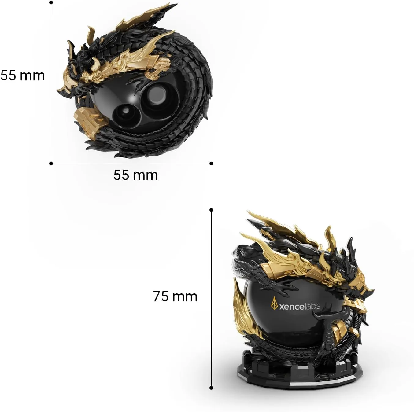 XENCELABS Limited Edition Dragon Pen Holders for 3 Button Pen, Thin Pen, and Other Digital Pens