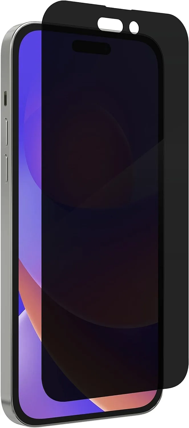 ZAGG InvisibleShield Glass Privacy Screen Protector for iPhone 14 PRO MAX  3X Impact and Scratch Protection, Strongest Tempered Glass, Smudge-Free, Smooth Silky Feel, Two-way Side View Privacy