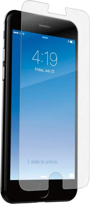 ZAGG InvisibleShield Glass  Screen Protector, Fits iPhone 8 / iPhone 7 / iPhone 6s / iPhone 6  Extreme Impact & Scratch Protection  Easy To Apply Tools Included - Seamless Touch Sensitivity - Bulk Packaging