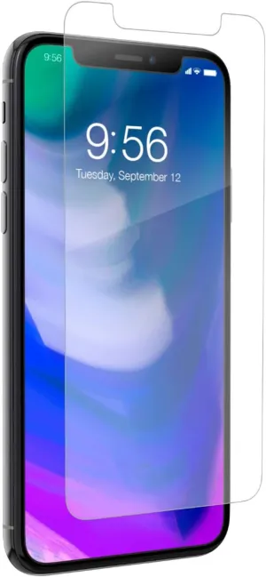 ZAGG InvisibleShield Glass  Screen Protector  HD Tempered Glass for iPhone XS/X  Impact & Scratch Protection, Easy to Apply Tools Included - Bulk Packaging
