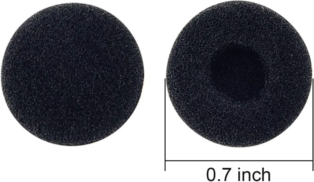 Zotech 50 Pack Foam Earbud Earpad Ear Bud Pad Replacement Sponge Covers for Airpods iPod iPhone Itouch Ipad Headsets